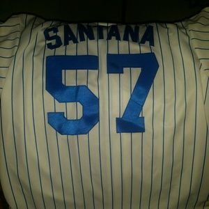 New with tags, Santana new Mets jersey